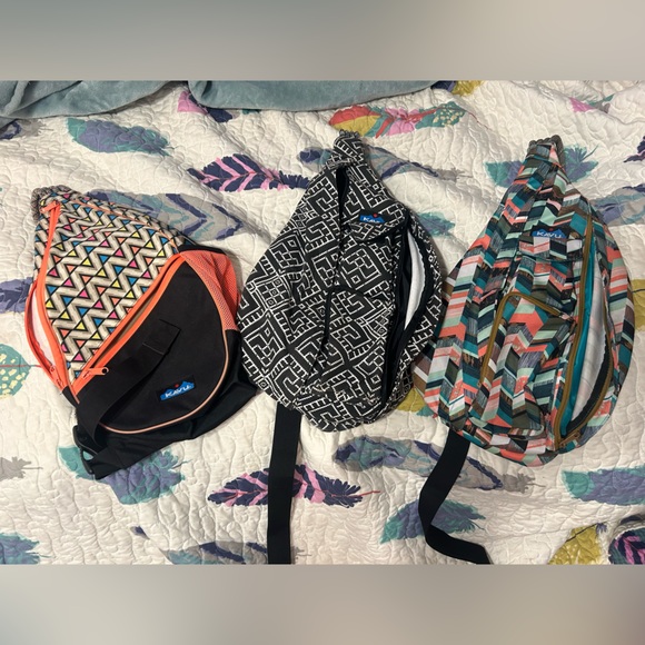 3 KAVU crossbody backpacks. No tears, no stains. - Picture 1 of 3
